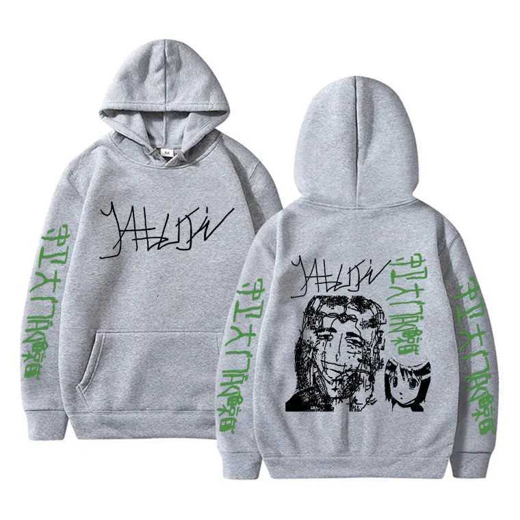Limited Edition Yabujin Print Hoodie Men Women Casual Oversized Hoodies Male Vintage Streetwear Unisex Fleece Cotton Sweatshirt W251106