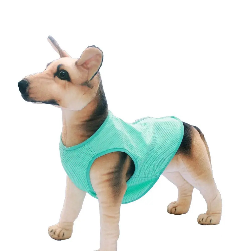 Soft Breathable Dog Cooling Vest Reusable Sun Protection Pet Ice Harness Heat-proof Mesh Cat Shirt Outdoor Hiking 250402