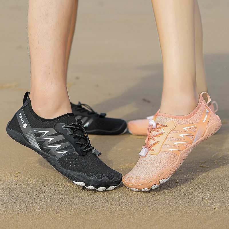 Quick-Drying Beach Water Shoes Unisex Swimming Aqua Slippers Seaside Barefoot Surfing Upstream Sneakers Women Men Light Sandals 250402