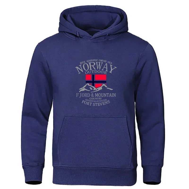 Norway Fjord Mountain Hoodies For Men Autumn Streetwear Hoodie Loose Fashion High Quality Hoody Loose Casual Clothing W251106
