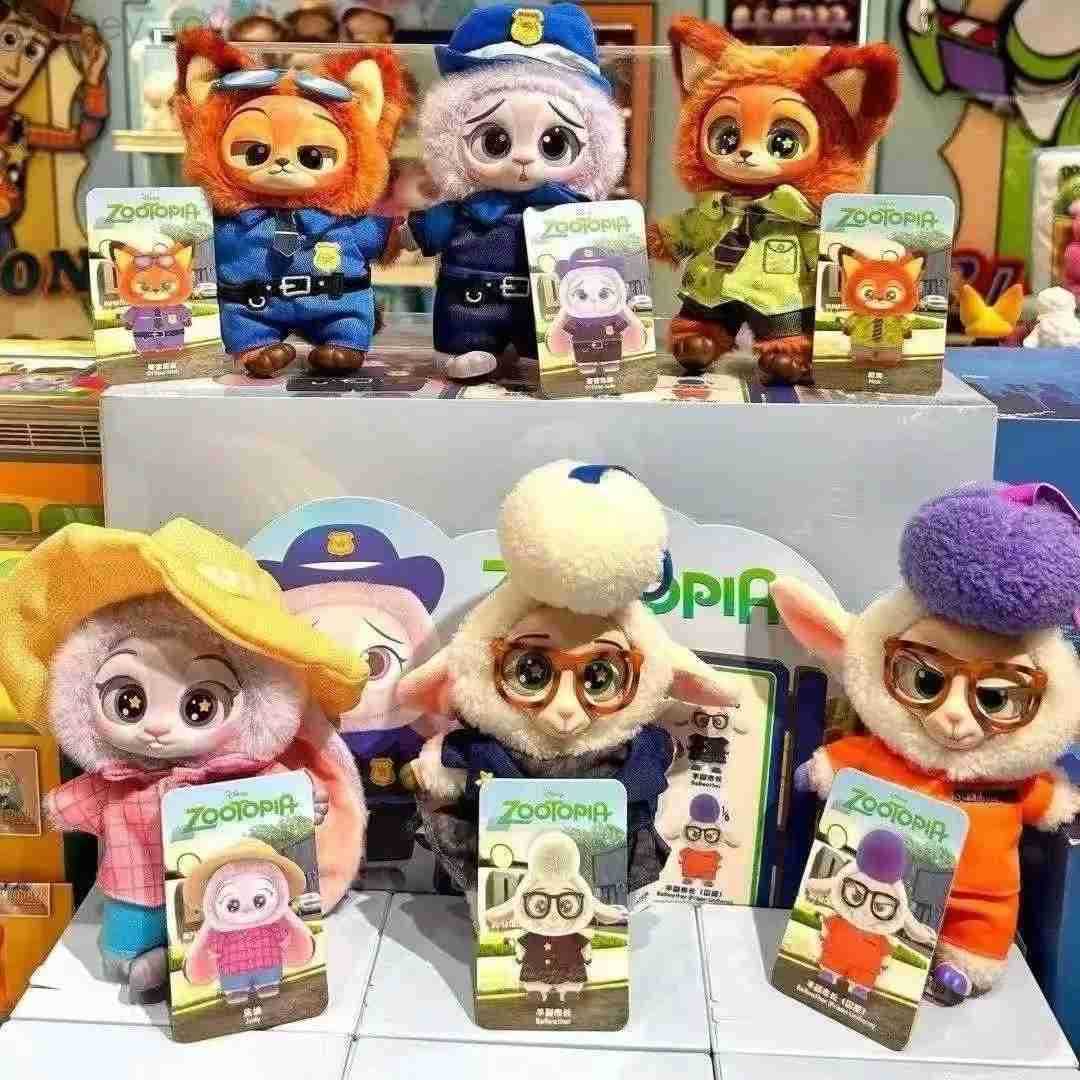 Disney 2025 NEW Zootopia Vinyl Series Blind Box Cute Cartoon Character Vinyl Plush Bag Pendant Toy Doll Mystery Trendy Christmas Gift H251106