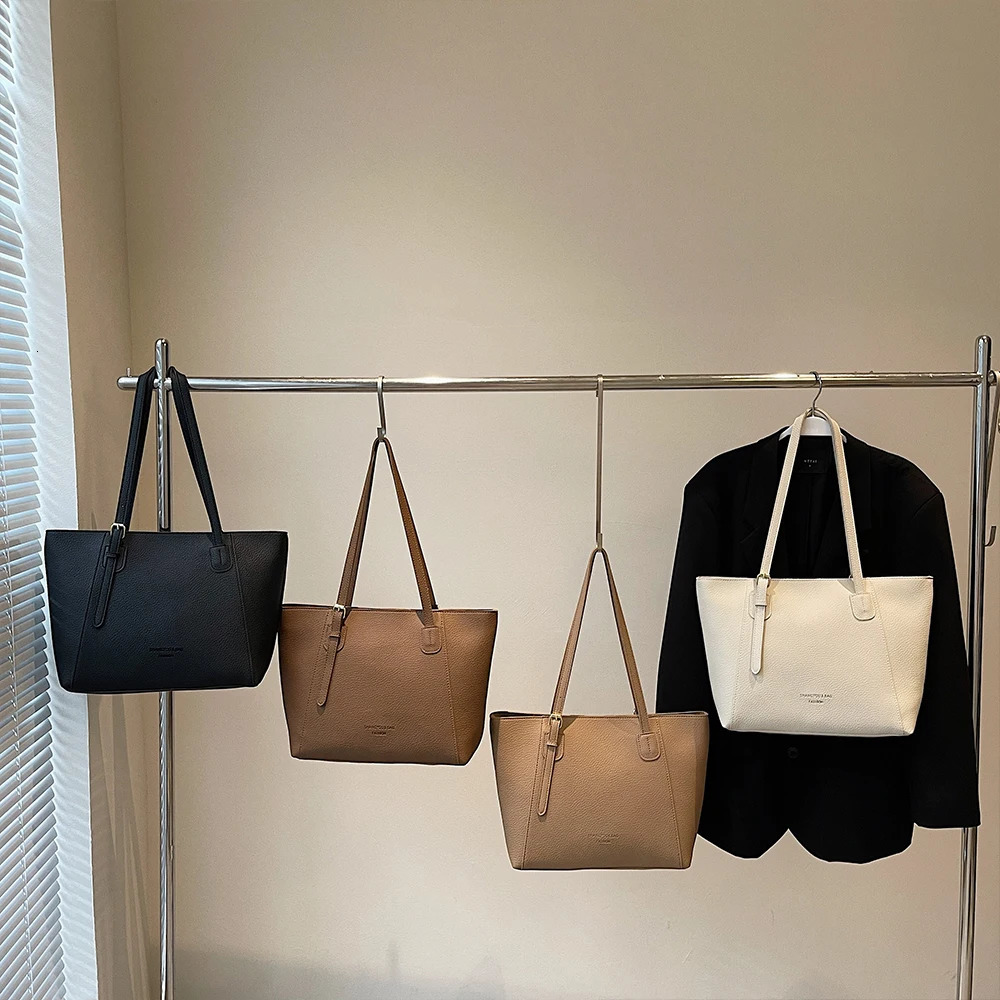 Large Capacity Bag Womens Versatile Fashion Handbag Shoulder Bag Textured Work Commuting Tote Bag 251110