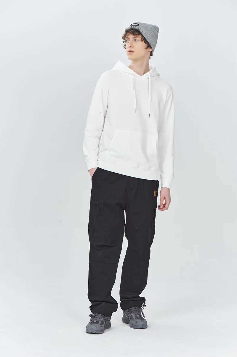 Spring Autumn Men Excellent quality Sleeve Hoodie Hip Hop Streetwear Women Solid Color Loose Sweatshirt New Outdoor Sweatshirt W251106