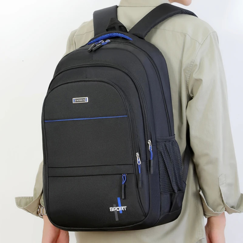 High quality student backpack large capacity travel bag fashionable Oxford cloth bag fashionable computer bag washable backpack 250402