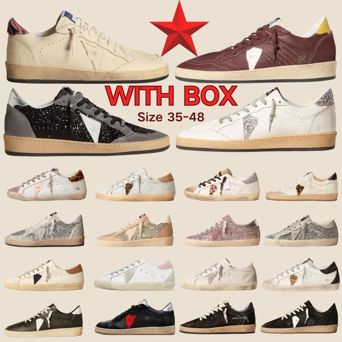 Golden Goods Deluxe Brand Men Women sneakers Ball Star Shoes Dirty shoes Classic Casual star shoes old school Italy Sneakers do-old With Box Size 35-48
