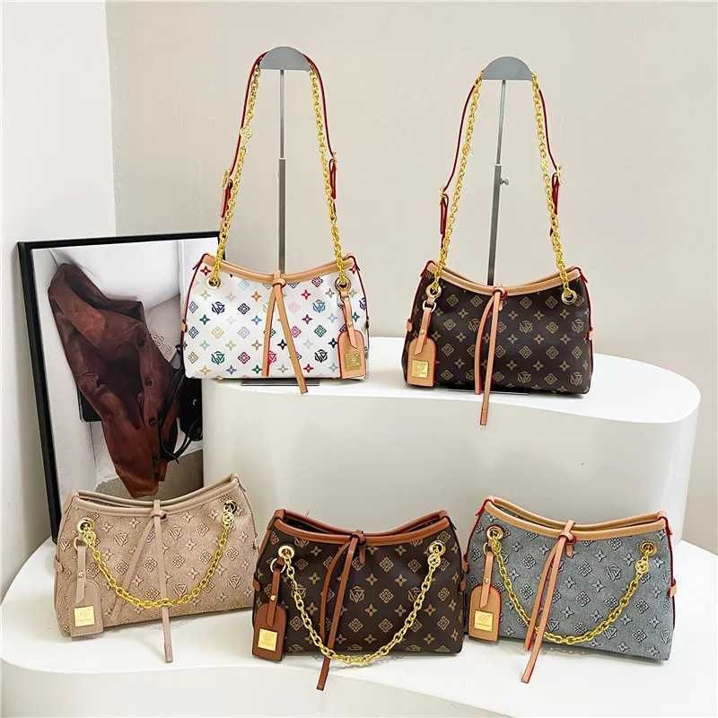 2025 Vintage Print Tote Bag - Stylish Crossbody/Shoder Bag for Wen Spacious Lightweight Trendy Functial Y251106