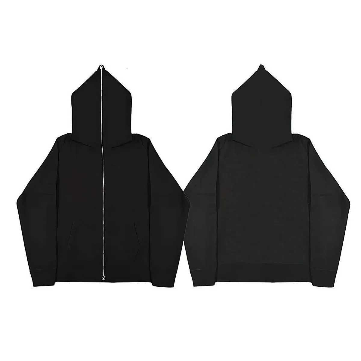 Mens and womens zipper hoodies for autumn and winter solid color zipper jackets sportswear Korean fashion hoodies W251106
