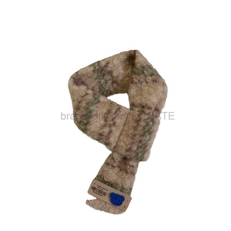 Pet winter warm sheepfold plaid scarf teddy bear Schnauzer large medium small dog cat dog scarf