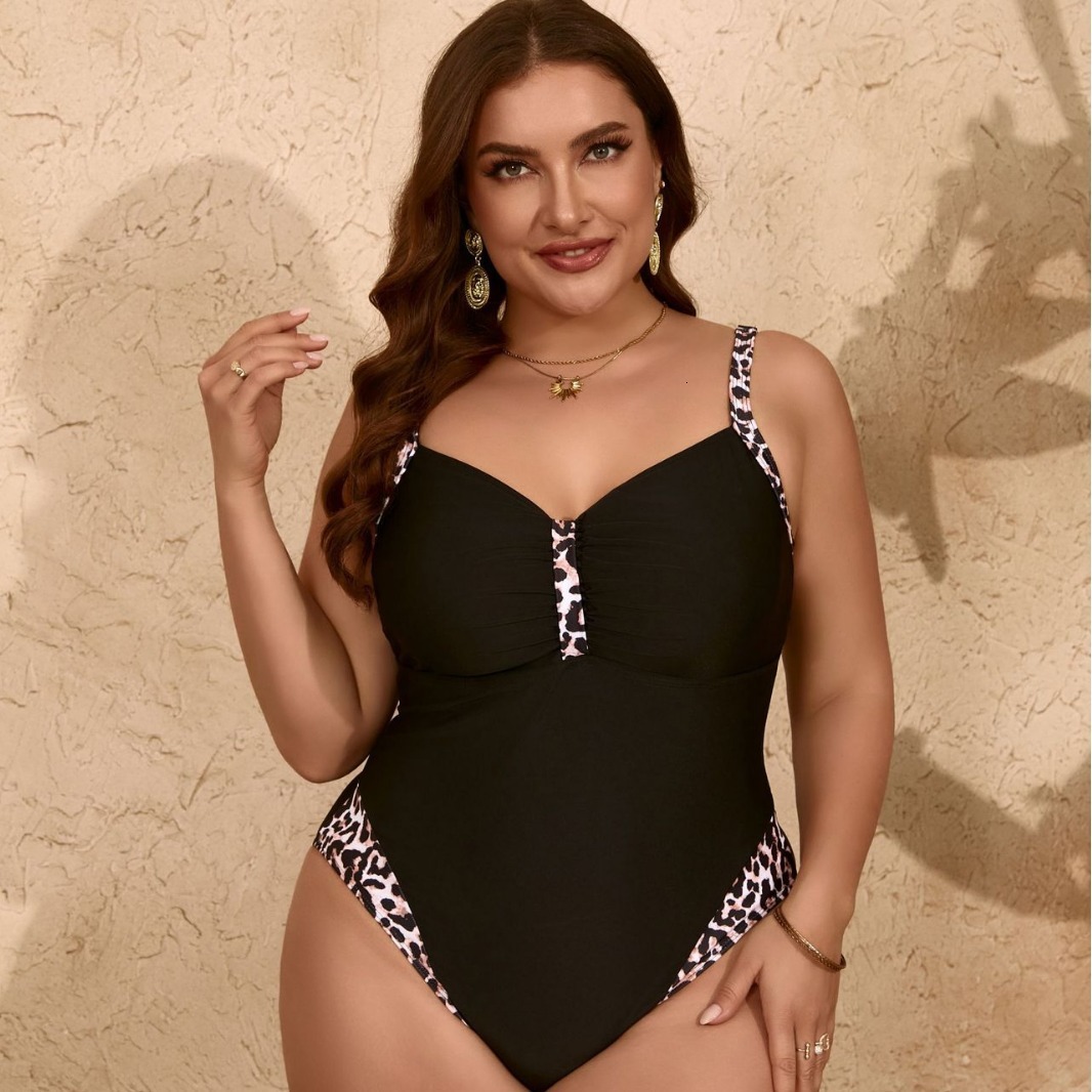 Fat woman jumpsuit tight triangle pants conservative plus fat little sister sports swimming outfit