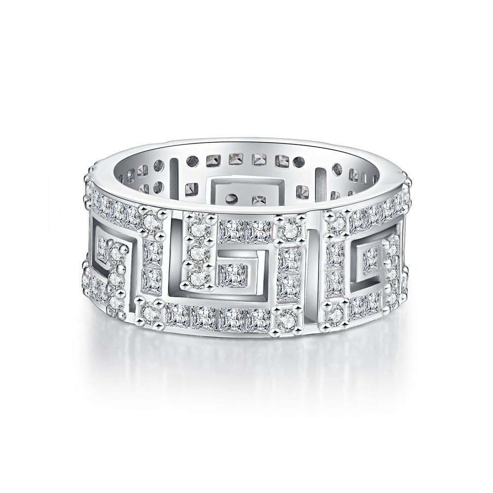 moissanite wedding ring set for women cubic zirconia ring luxury jewelry women hot selling couple rings Zircon Stacked rings diamond jewelry women S92