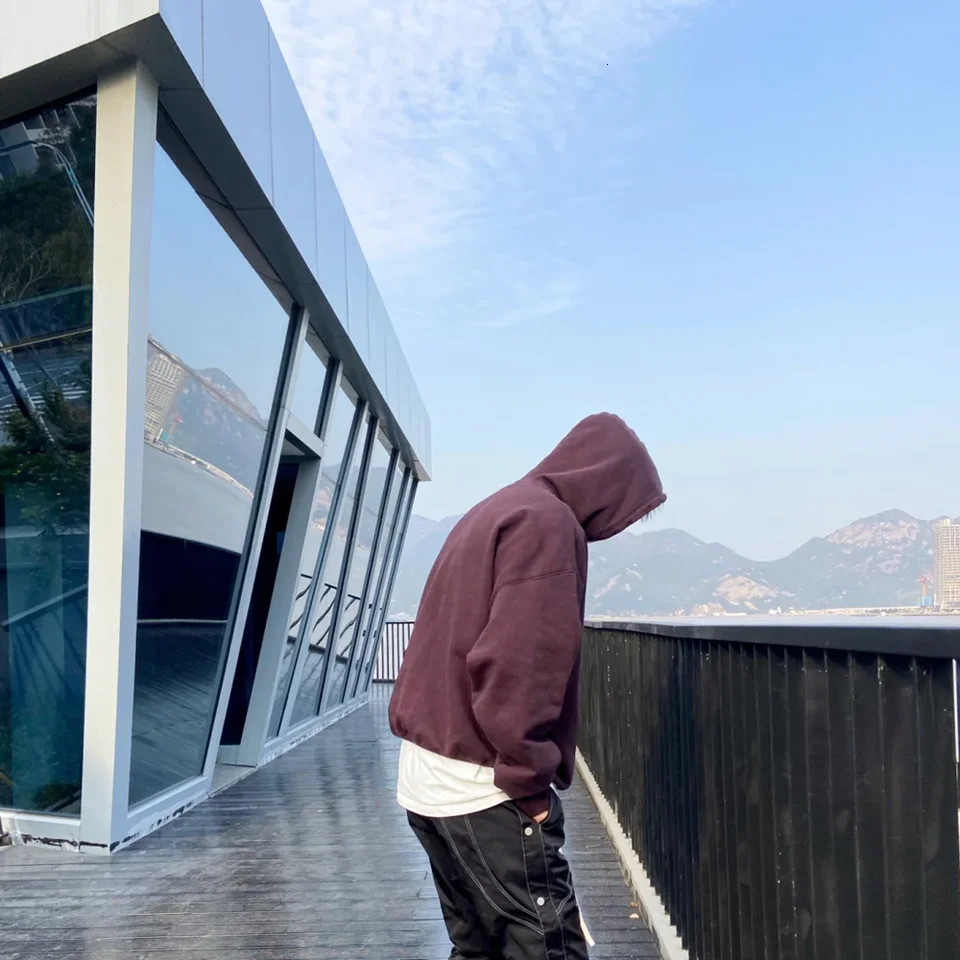 Yao888 Retro Super Dalian Hoodie Mens Cotton Casual Fashion Pullover Sweatshirt Loose Graphic 250403