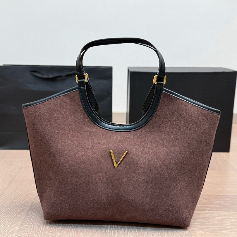 Designer Bucket underarm suede hobo women Tote handbag classic shoulder clutch bag for autumn and winter