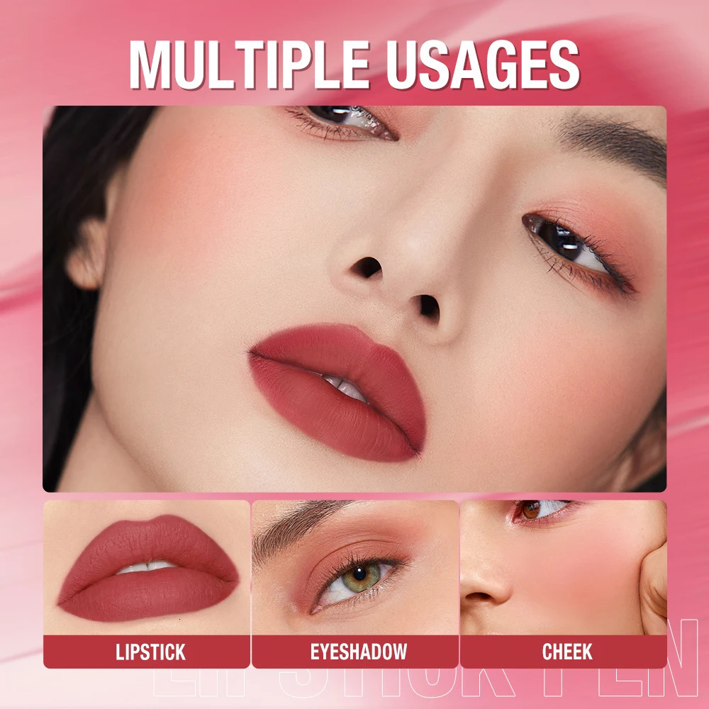 Wholesale OTwo O Sexy red lipstick pencil 6 tone silk lining waterproof makeup multipurpose crayon pen 250325