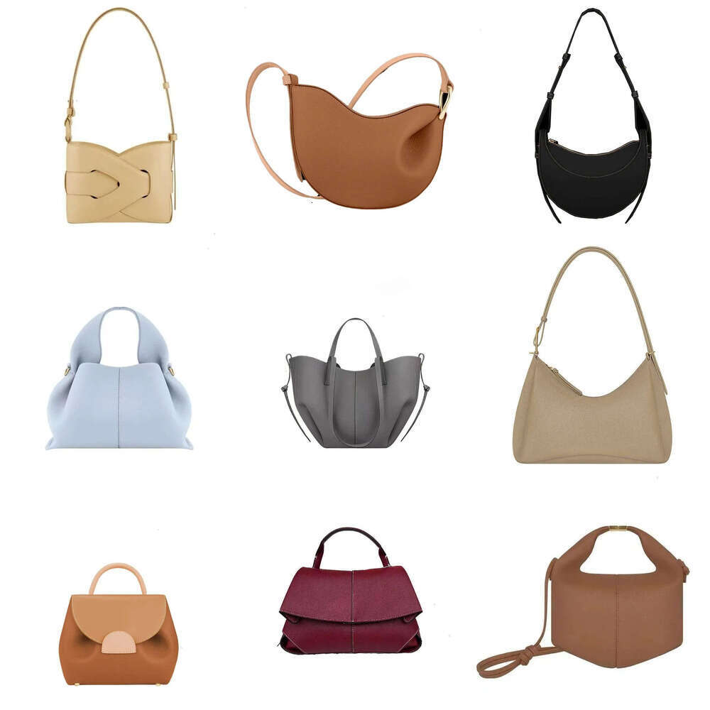 Brown France bag Designer Tote New Arrival Brown Crossbody bag Capacity Shoulder Strap French Minimalist Style Large Small Wings Bag Poleen Polenetotebag Bag 106