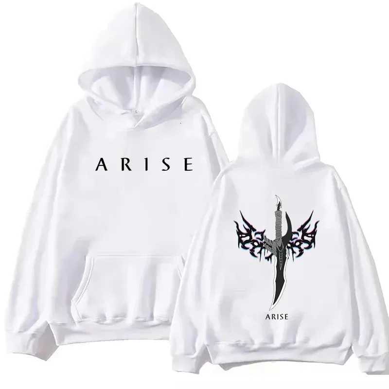 Anime solo level hoodie hip-hop hoodie retro Gothic pattern sweatshirt hoodie streetwear casual hoodie W251106