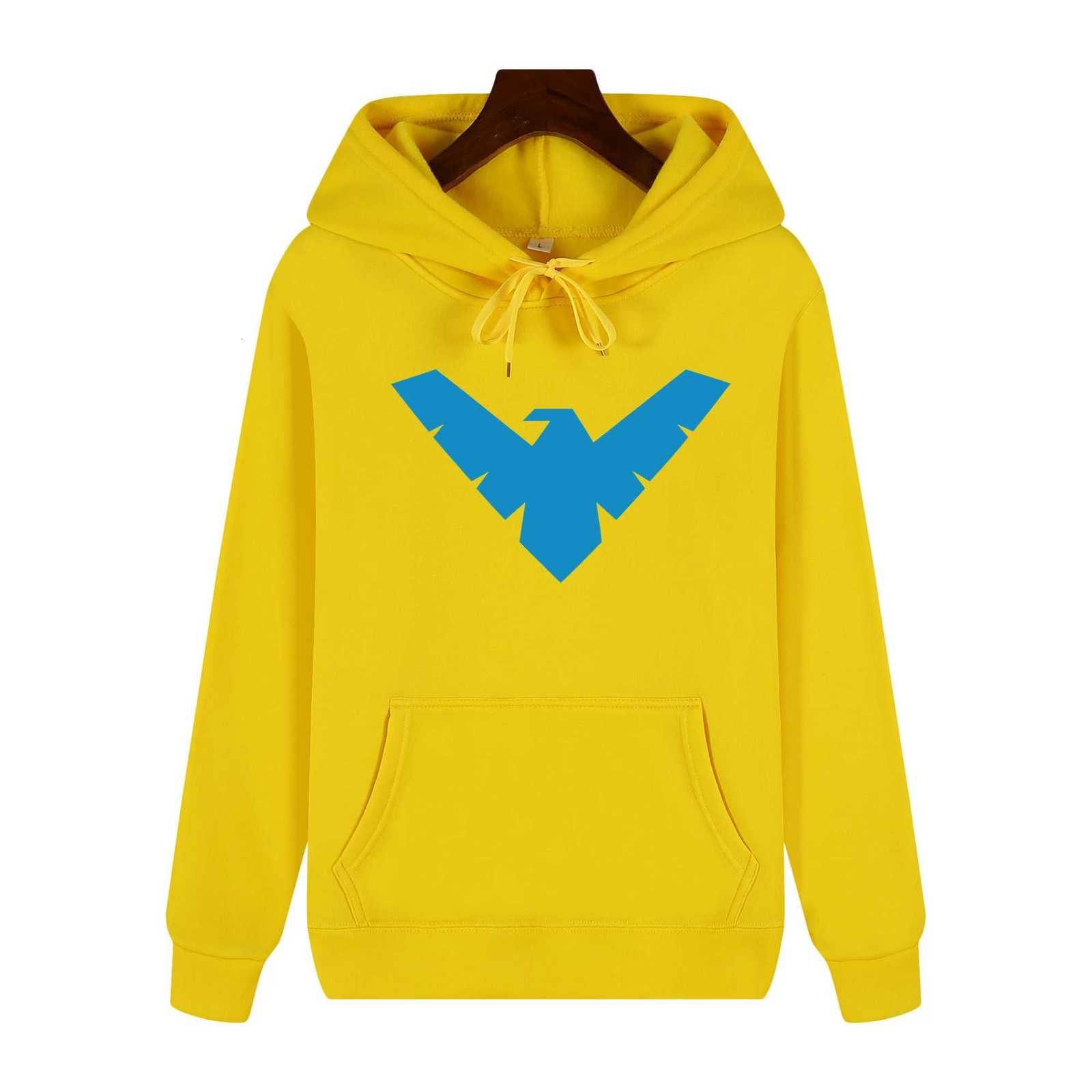 2025 Best-selling Nightwing Print Fashion Trend Men Women Hooded Sweatshirt Autumn Winter Daily Outdoor Casual Warm Sportswear W251106