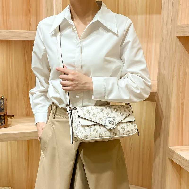 Brand womens shoulder bag 2025 new autumn and winter high-end texture niche designer light luxury crossbody bag armpit bagW251106