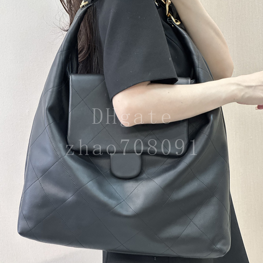 Maxi Hobo Bag Designer Bag 53cm Calfskin leather Shoulder Bag Diamond quality Luxury Handbag With box CAS5839