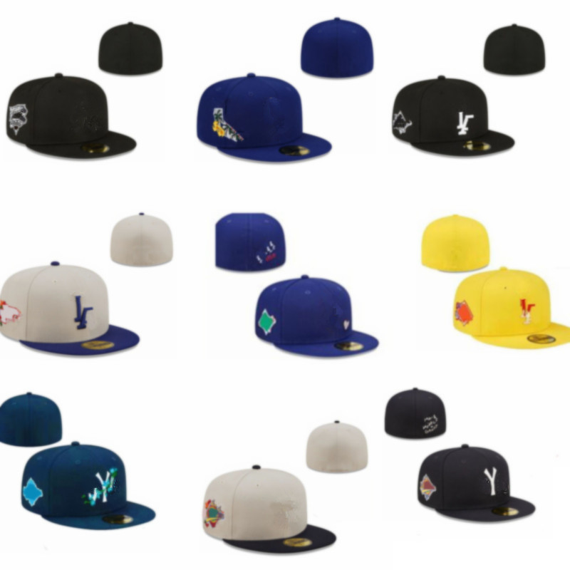 Wholesale Baseball Cap Team Fitted Hats for Men and Women Football Basketball Fans Snapback hat more 1000 Mix order