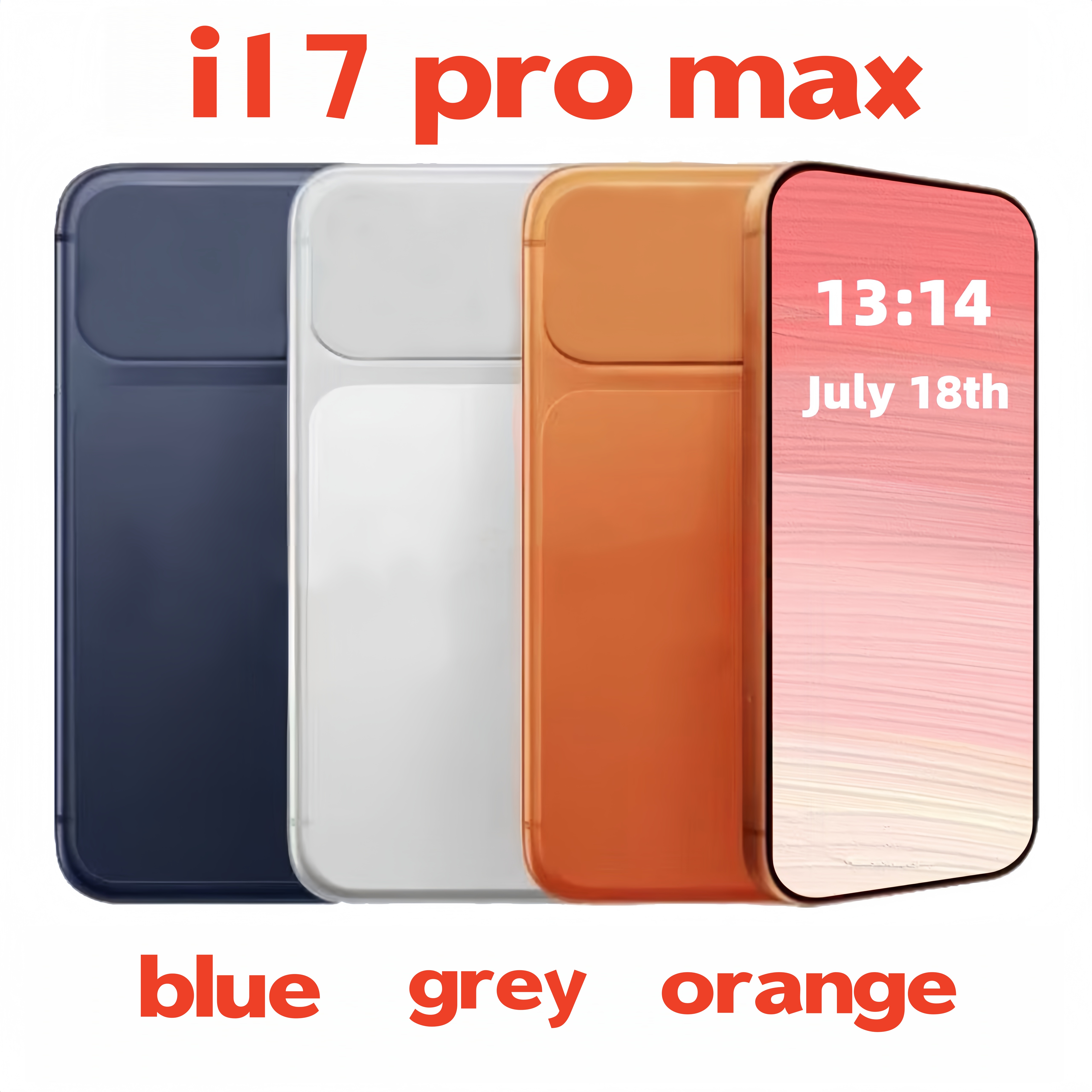 US Stock i17 Pro Max 5G Smartphone 16GB RAM 1TB Storage 6.9 Inch HD Plus Full Screen Phone Face ID Unlocked Sealed Box