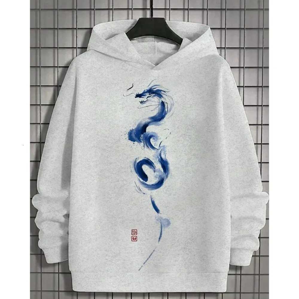 2026 New Autumn And Winter Mens Hoodies Japanese Harajuku Fashion Casual Sports Hoodies Anime Patterns Autumn And Winter W251106