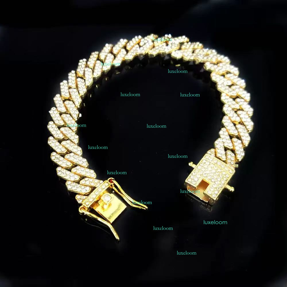 High Quality 18 MM 3 Rows VVS Moissanite Jewelry Rose Gold Plated Cuban Chain Hip-hop Necklace For Men Or Women