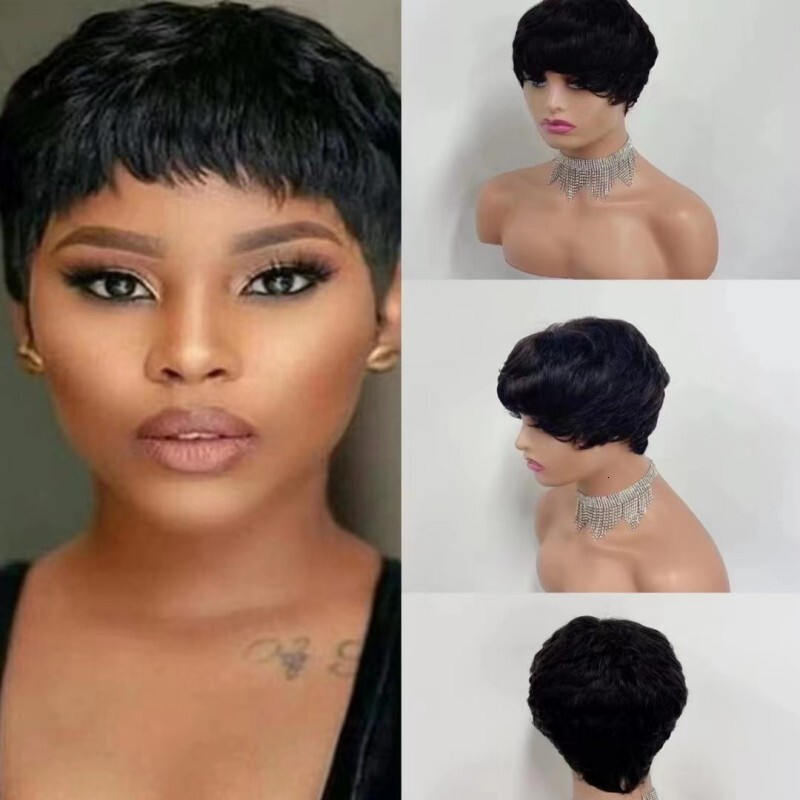 Human Hair Short Cut E Wig Hot Sale High Quality