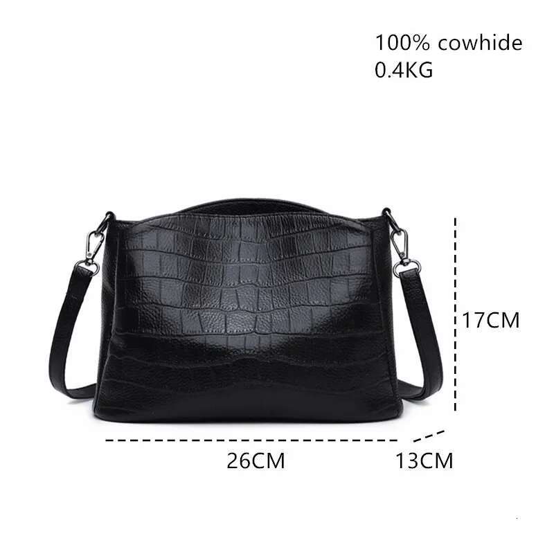 100% Genuine Leather Stone Pattern Tote Ladies Brand Handbags 2024 Shoulder Bag Crossbody Bags For Women