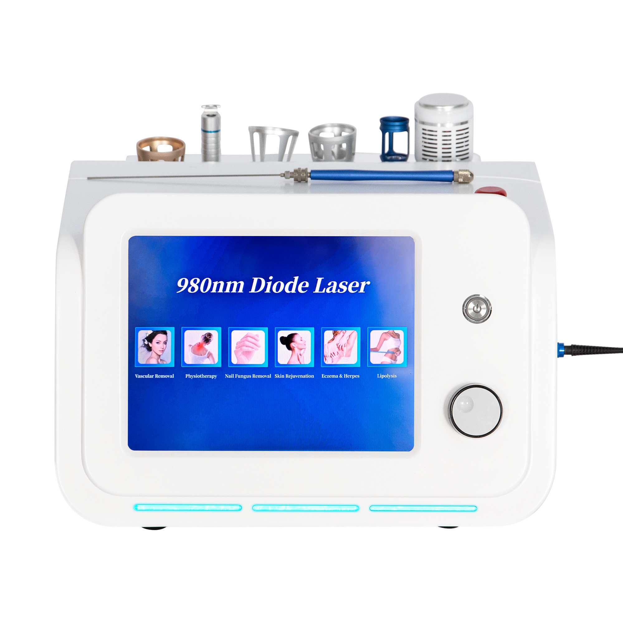 6 in 1 Onychomycosis Podology Nails Fungus Removal Veins Laser 980 Vascular Removal 980 Laser Machine