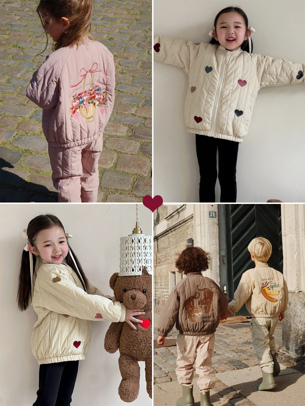 KS Childrens Lambswool Jacket Coat Autumn Winter Baby Boys Cotton Outerwear Toddler Girls Flight Suit Jacket Kids Clothes 241115