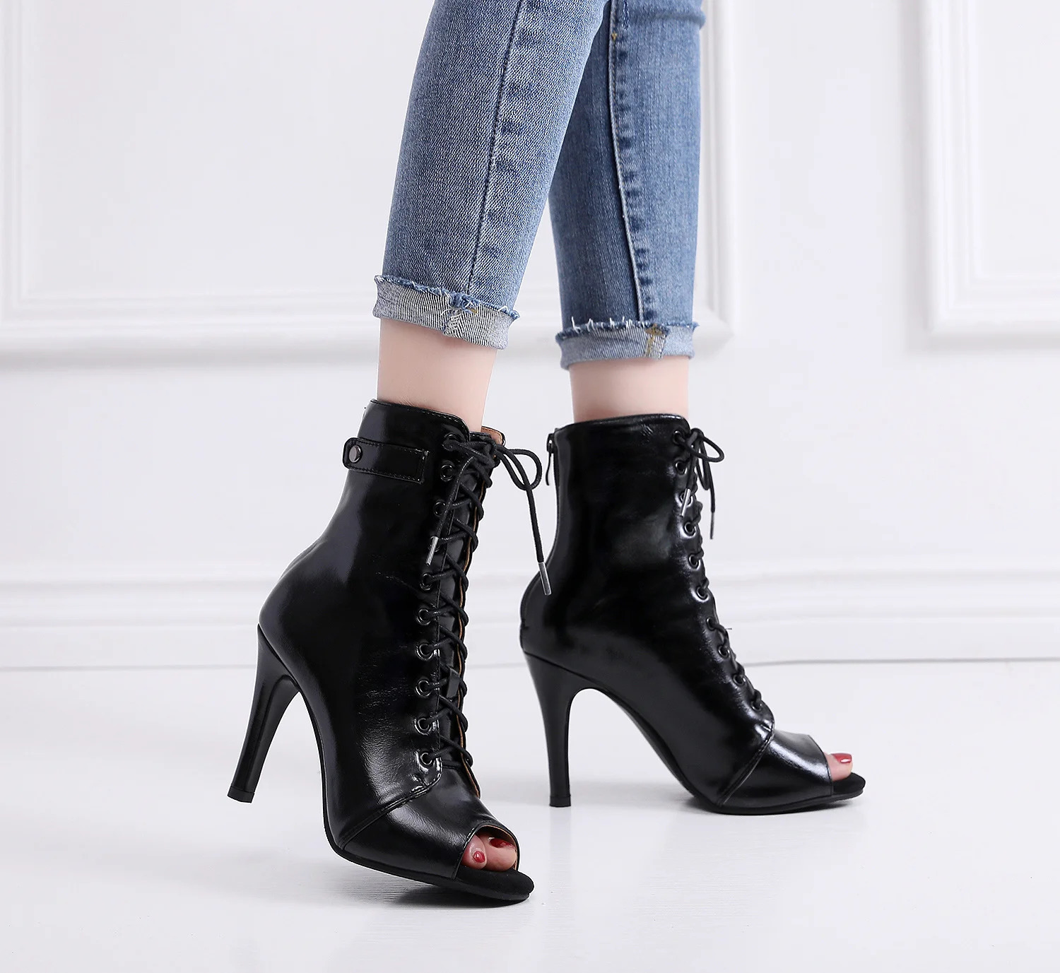 Womens Party Boots Womens Sexy stilettos High Heels Footwear Women Latin dance heels shoes Latin For Ballroom 250402