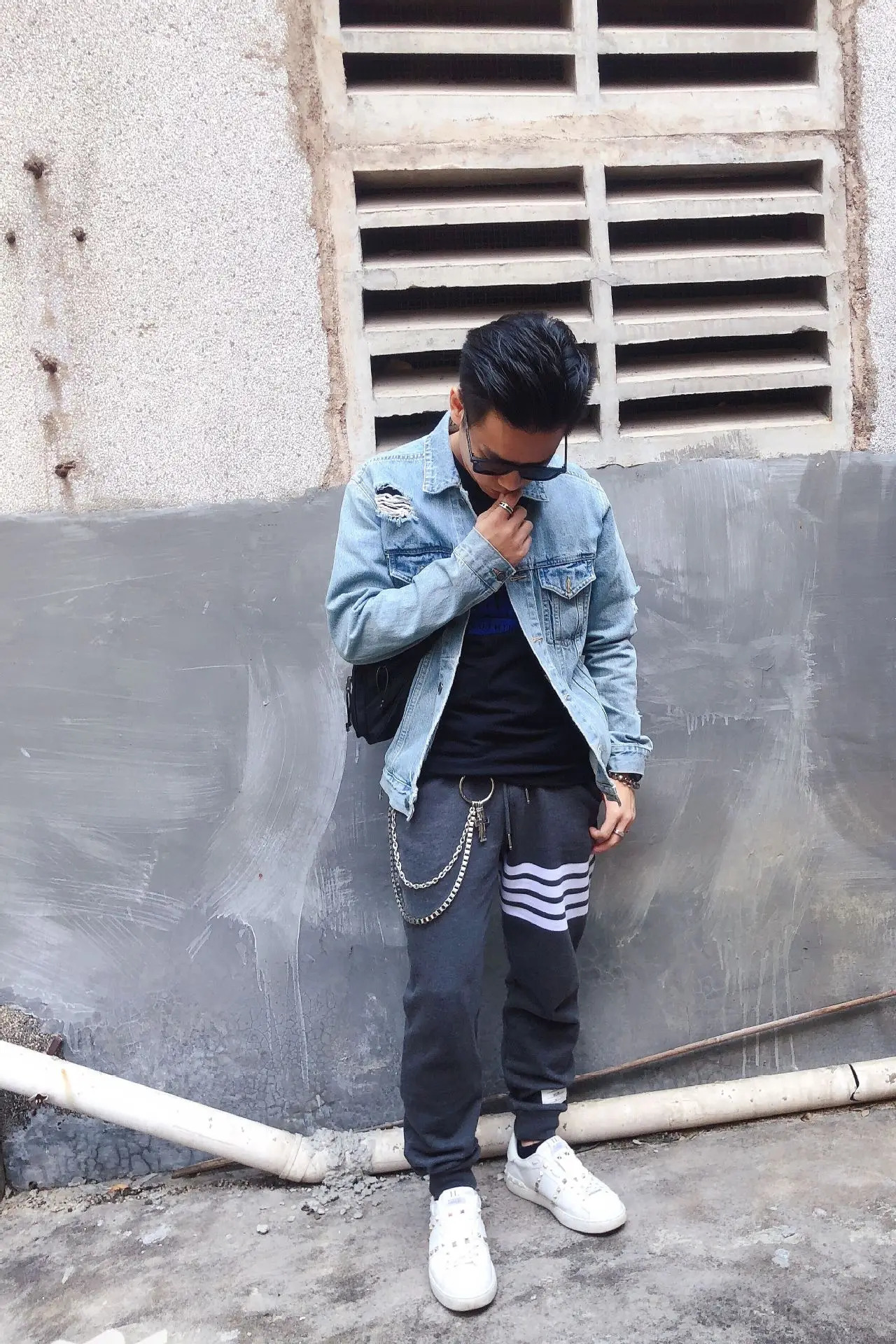 Mens Motorcyle KeyChain Jean Biker Wallet Belts Chain Skull Charm Gothic Rock Skull Pants Trousers Waist Key Mens Keyring 251103