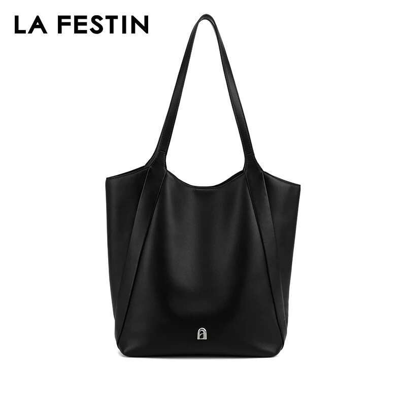 LA FESTIN Original Tote Woman 2023 New Large Capacity Shoulder Leather Handbag Ladies Shopping Bag A-E Door Series