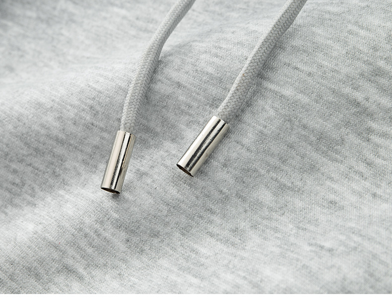 Men's Hoodies & Sweatshirts ACU Men's 330G Fleece Soft Hoodie Short Sleeve Sweatshirt Solid Color LOGO