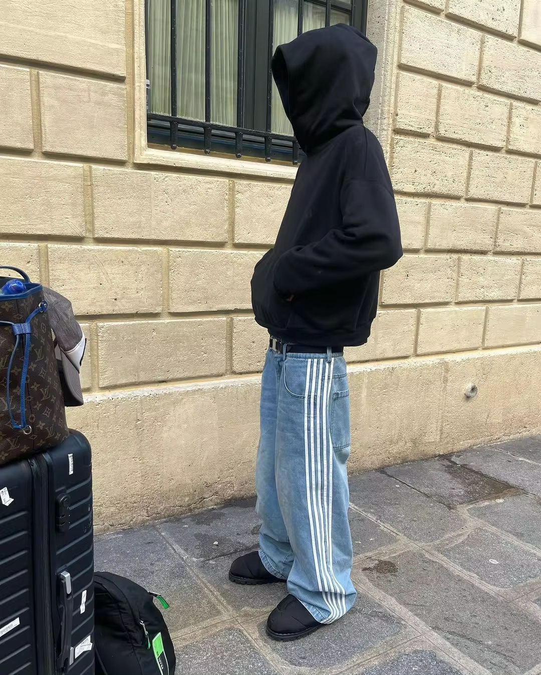 Men's designer jeans Baggy Jeans Harajuku Goth Straight Hip Hop Embroidery Wide Leg Denim Casual Pants High Street Wide Leg Trousers Washed Women