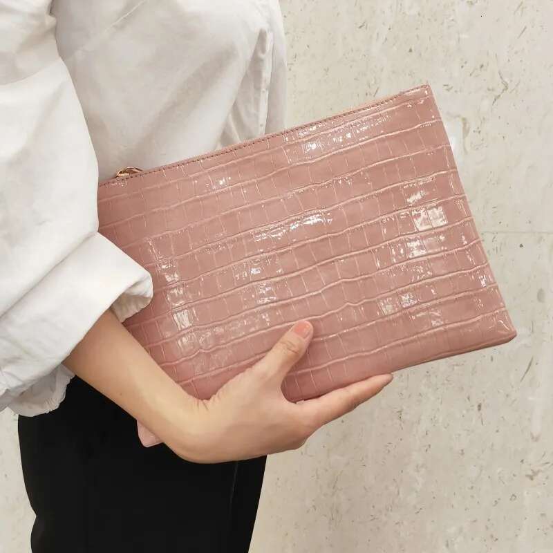 2025 Fashion Crocodile Women Envelope Clutch Bag Ladies Evening Party Large Clutches Handbag PU leather Alligator phone purses bolsas