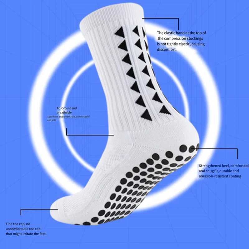 4Pairs men women football grip socks towel bottom sport socks rugby soccer cycling running Exercise athletic socks C251017