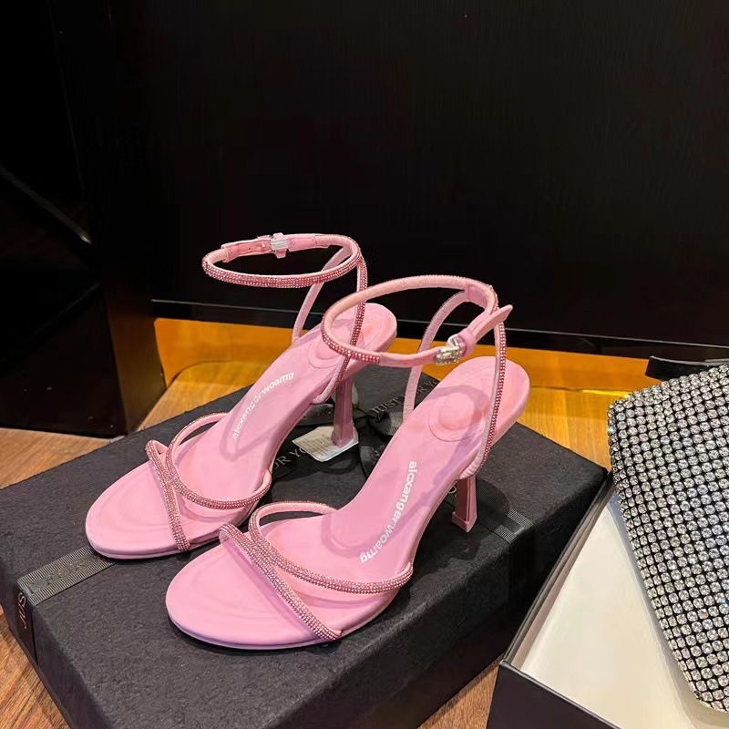 hot free shipping Sandals for woman outdoor fashionable Dress 9cm High black Heel Fashion casual slippers
