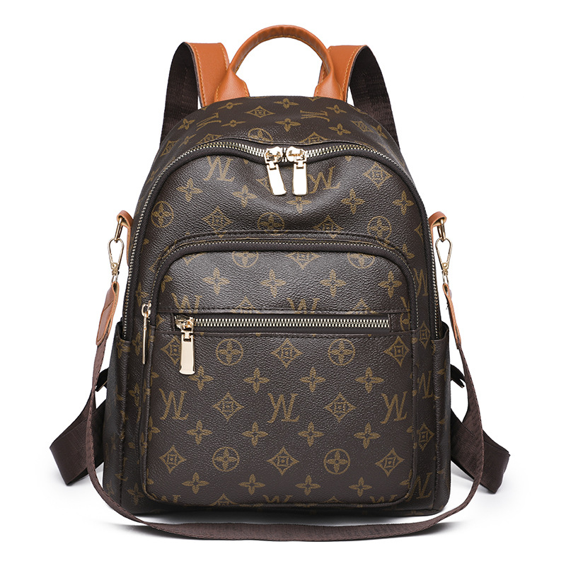 Free shipping fashion backpack Female foreign style large capacity student commuting backpack 2025s hot