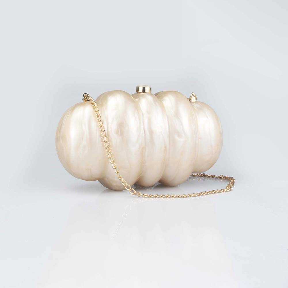 Womens New Pressure Bag Acrylic Dinner Bag Single Shoulder Oblique Cross Wedding Banquet Handheld Bag Chain Bag