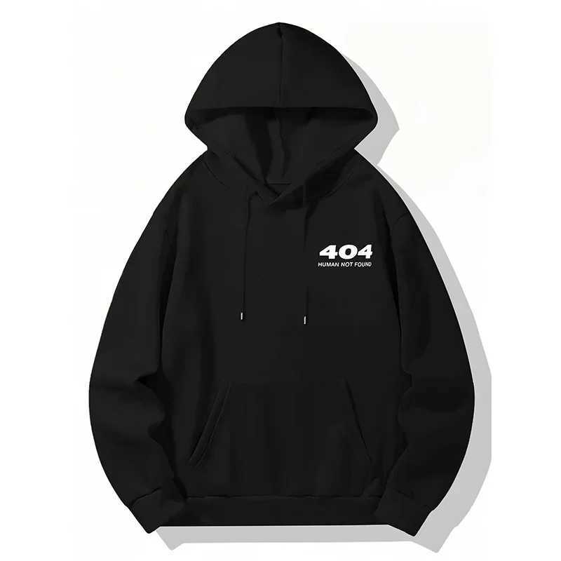 Mens Hoodies Pullover Spring Autumn Casual Hoodie Sweatshirts Print Hoodies Loose Black Sweatshirt For Male W251106
