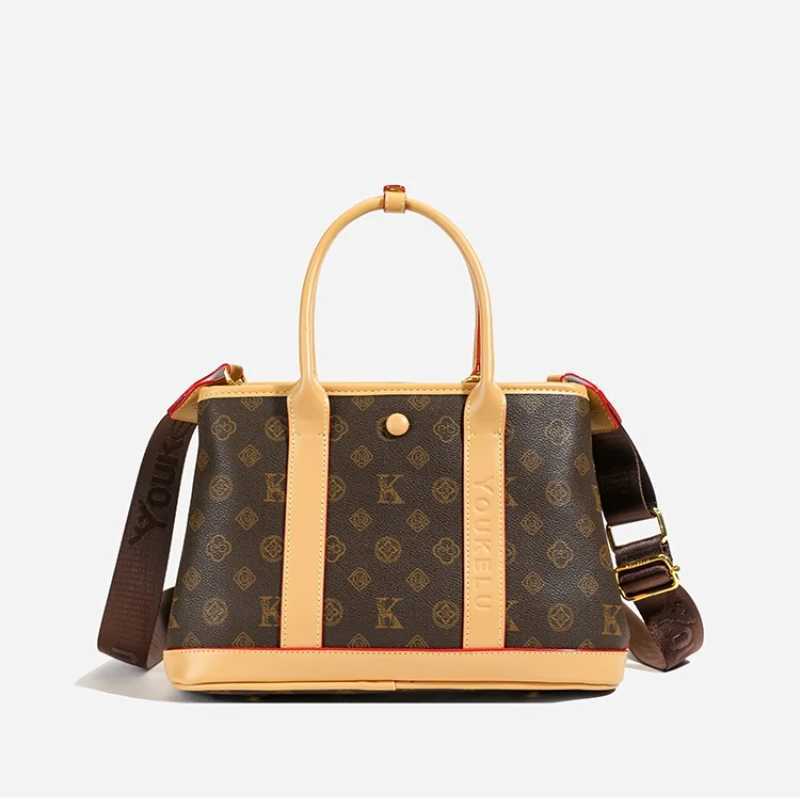 Stylish Commuter Messenger Bag With Letter Solid Color For Business Women Minimalist FashionableW251106