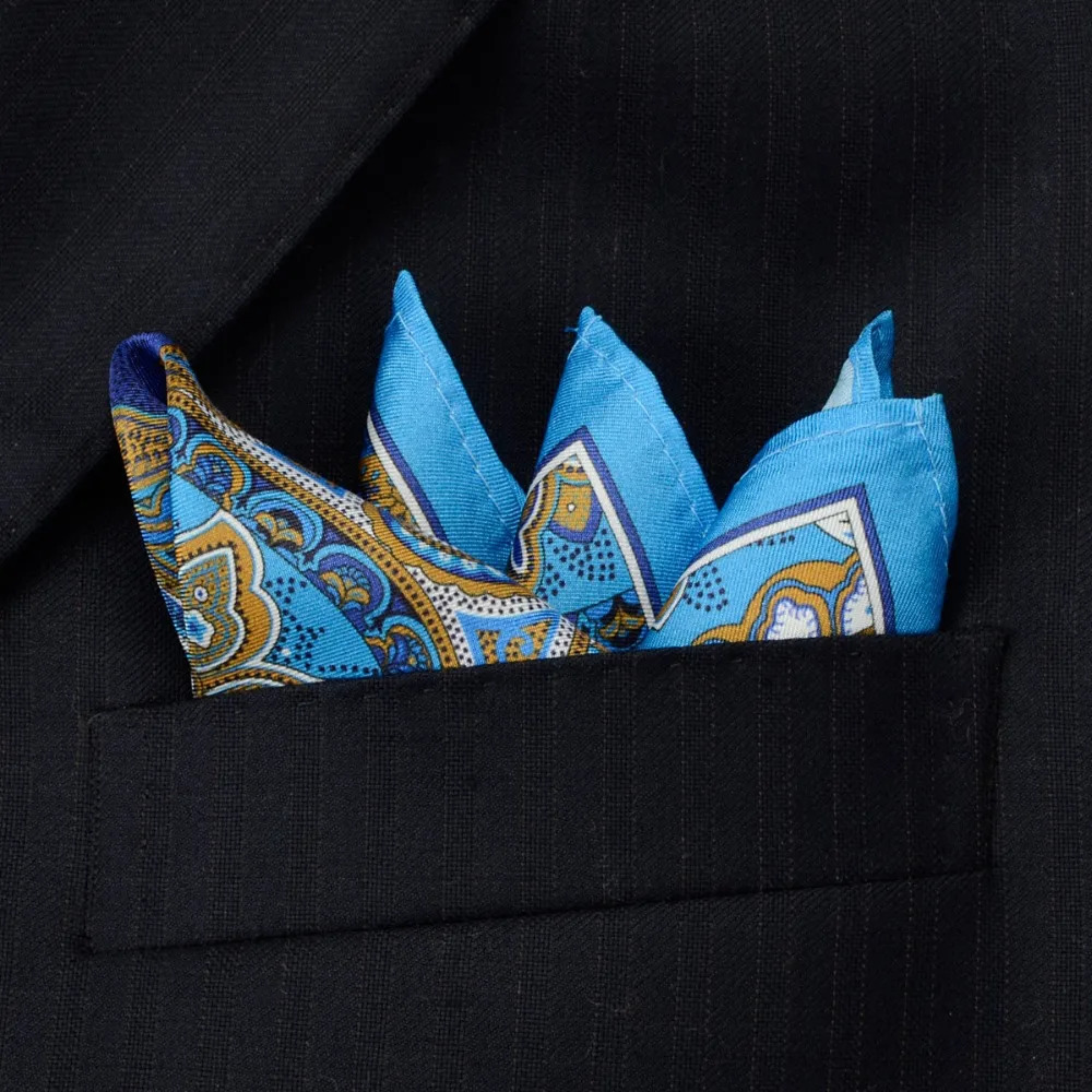 Arrival 100% Natural Silk Handmade Pocket Handkerchief Premium Square Hanky With Giftbox 250403