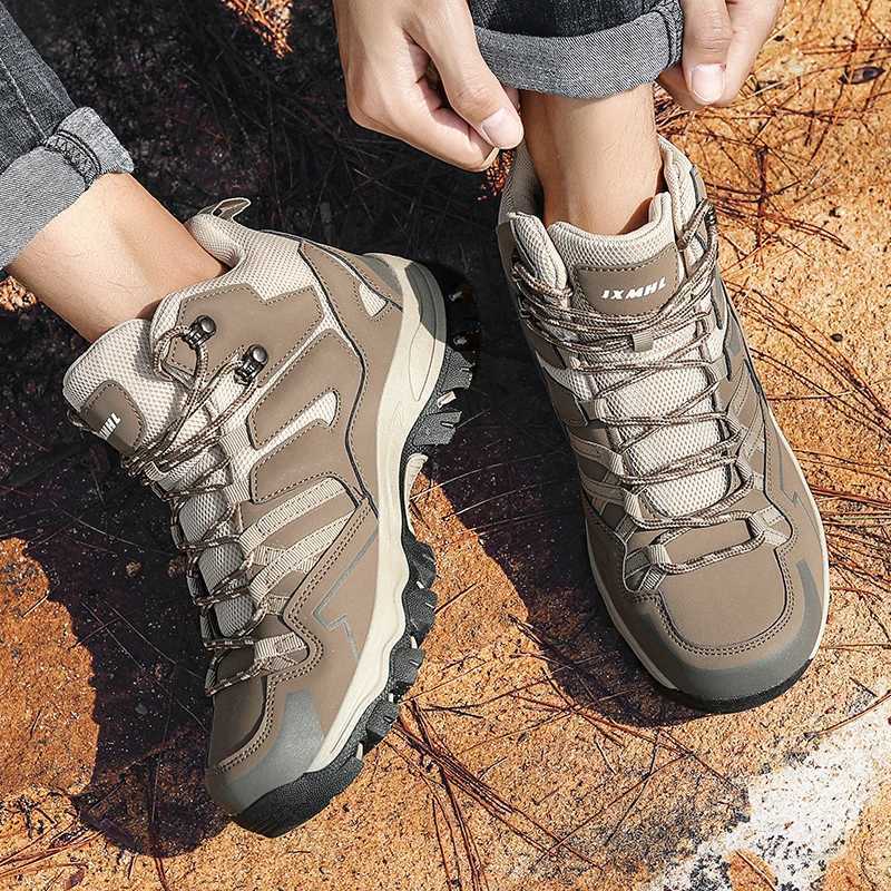 Women Breathable Mountain Climbing Shoes Outdoor Boots Woman Mens Hiking Shoes Unisex High Top Boots Waterproof Climbing New X251106