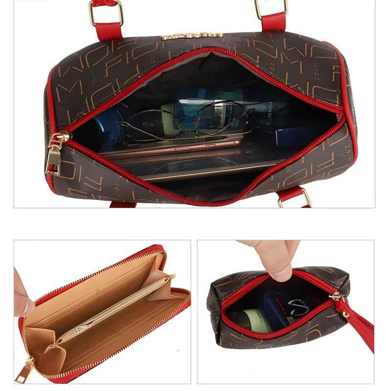 Pahajim 6-Pcs Women Handbag Purse Shoulder Totes Satchel Bags Top-Handle Boston Bag Crossbody Bag Wallet Messenger SetW251106