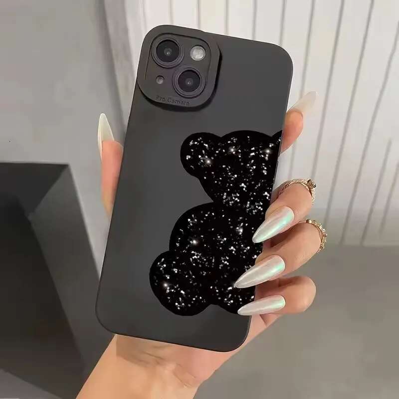 ral Bear Painting Phone Case For Samsung Galaxy S25 S24 S24FE S23 Ultra Plus FE S22 S21 A15 A35 A54 A55 5GSoft Cover