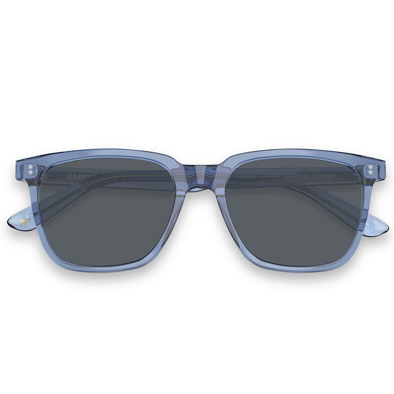 CARFIA Men's Acetate Polarized Square Sunglasses Modern Retro Style with Unique Color Combos with box