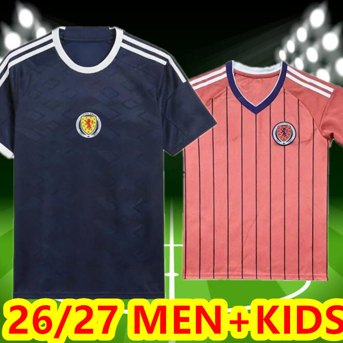 26 27 World Cup Scotland Soccer Jerseys 2026 2027 ROBERTSON McTominay McGREGOR SHANKLAND Football Shirt Homemaillot de Foot men kids kits unifrom pink WOMEN 150TH