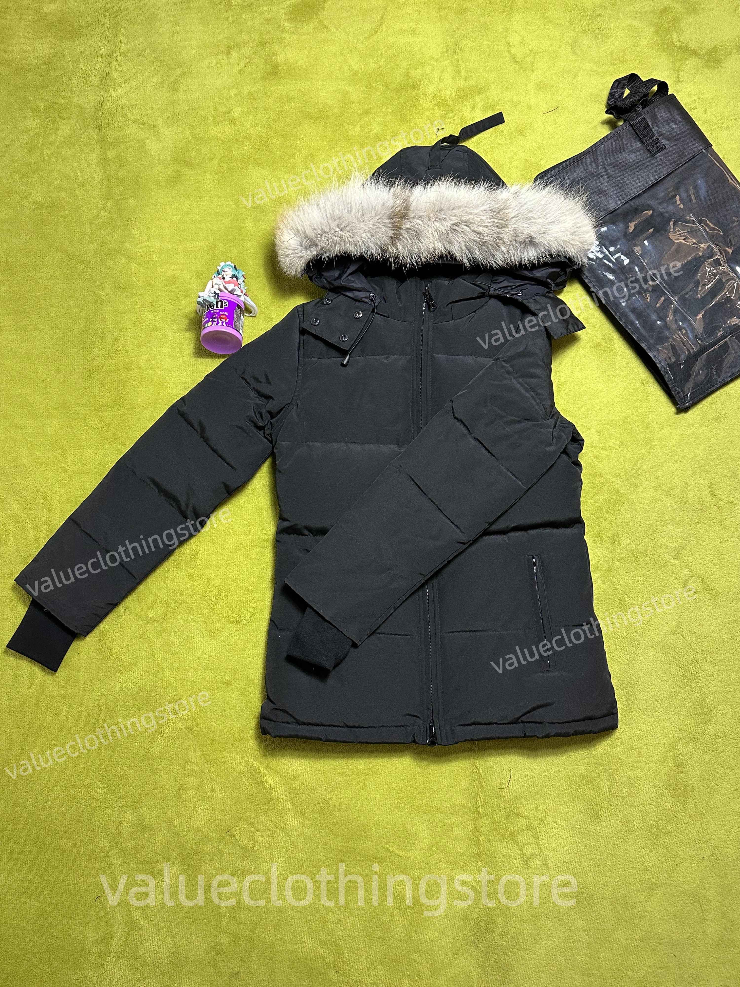 New Woman Winter Coat Down Jacket With Big Fur Long Parka Vest Veste Outdoor Doudoune femme luxe homme womens Mens warm jackets Parkas