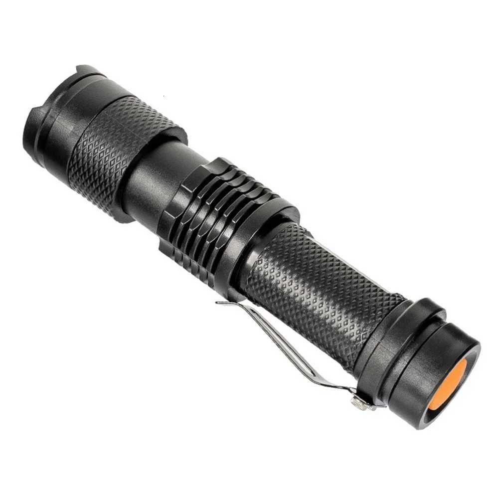 SK68 Zoomable Mini Flashlight White/Green/Red Led Dimming Small Torch Handheld Waterproof Flashlight Torch Lamp 3Modes Pen LightW251106